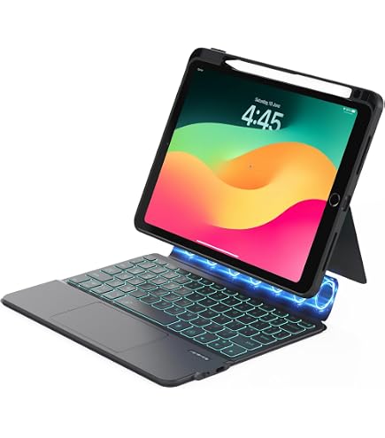Amazon.com: ZENLU iPad 9th Generation Case with Keyboard